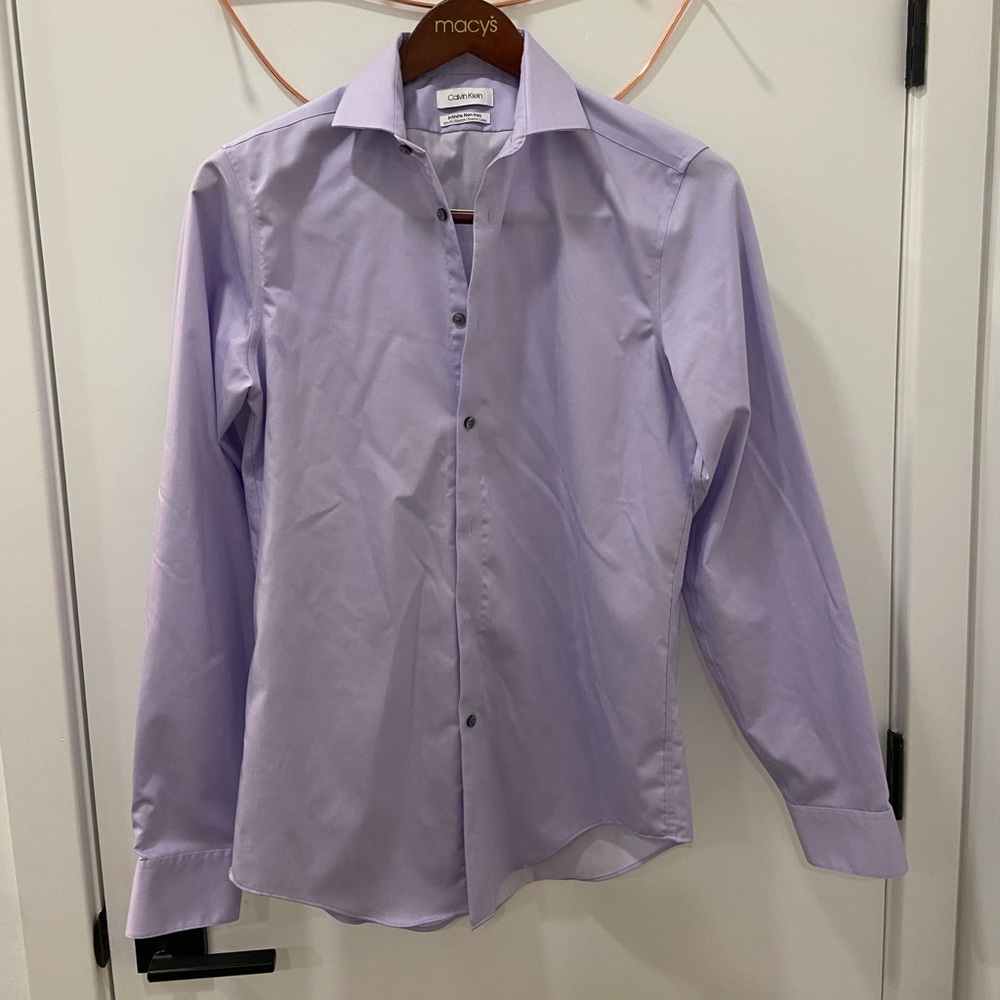 Calvin Klein - purple dress shirt